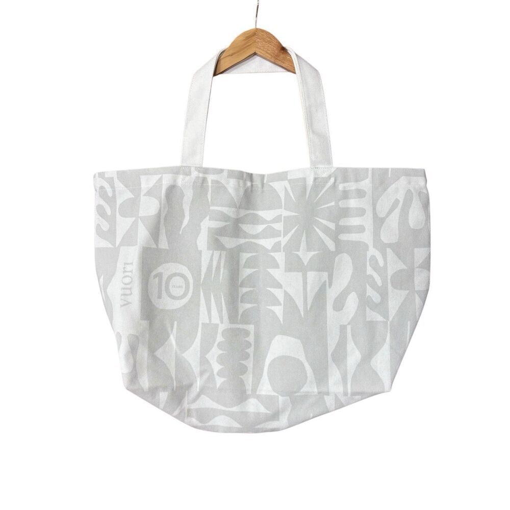 Vuori canvas tote bag Father’s Day 25 light grey tote large - Picture 12 of 13